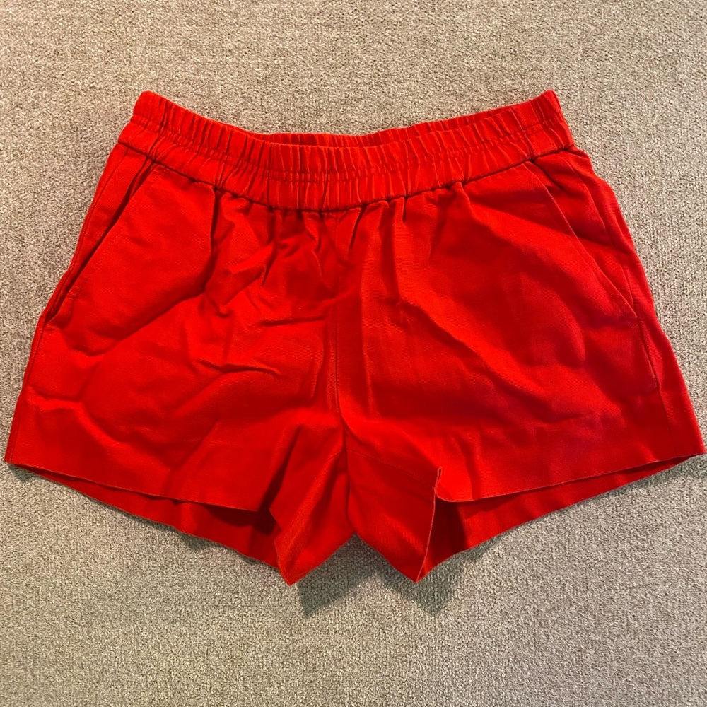 J Crew Women’s Red Shorts Size 00